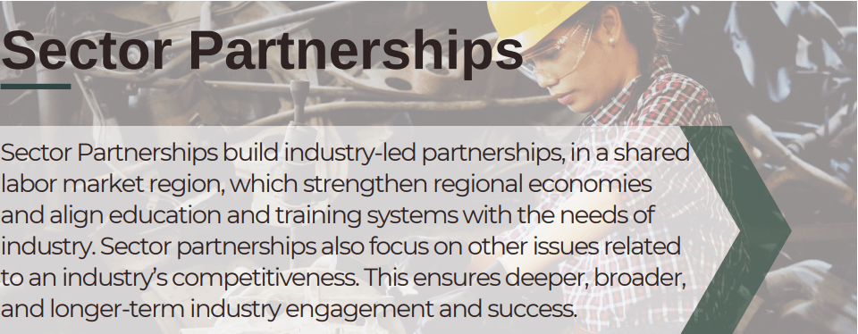 Sector Partnerships banner exerpt