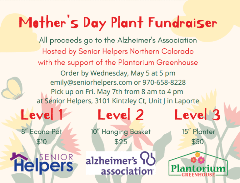 Mother's Day Plant Fundraiser Benefitting the Alzheimer's Association