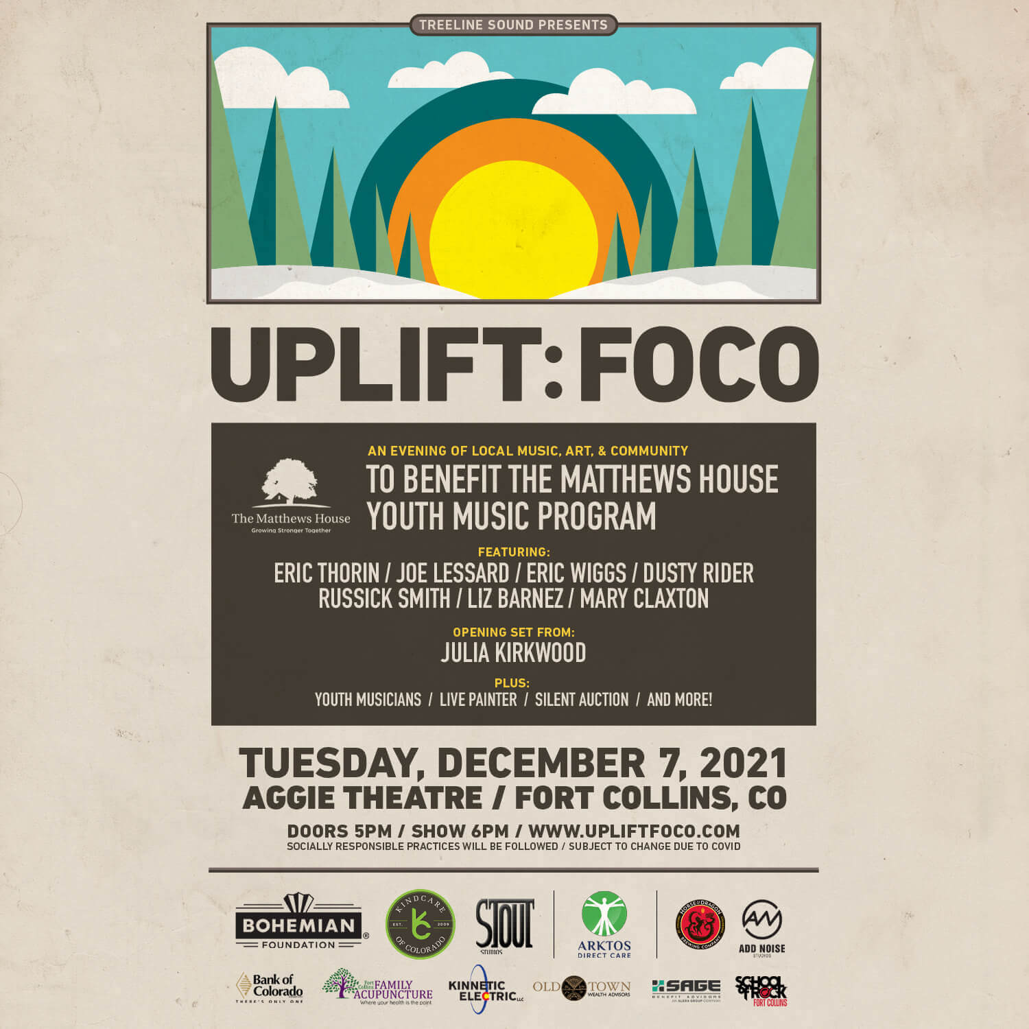Second Annual Uplift: FoCo to Benefit The Matthews House Youth Music  Program - Fort Collins Area Chamber of Commerce
