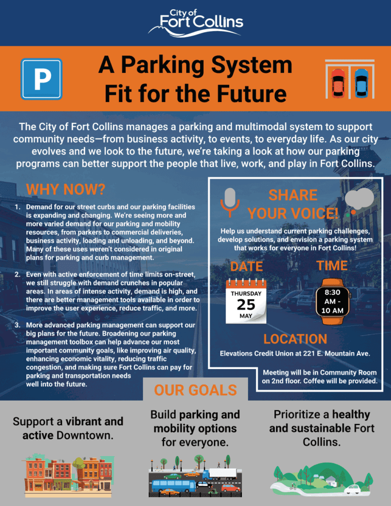 Downtown Stakeholders Parking Meeting Fort Collins Area Chamber of