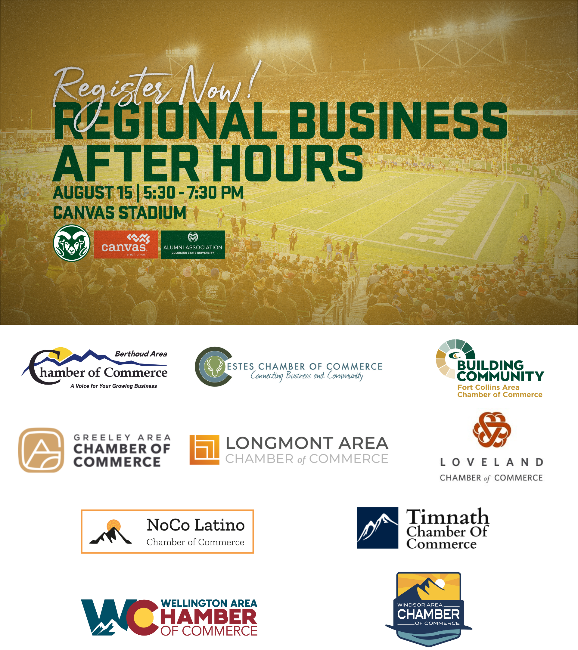 Regional Business After Hours Event Flyer