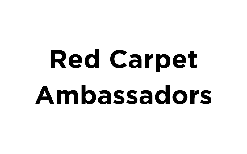 Red Carpet Ambassadors text