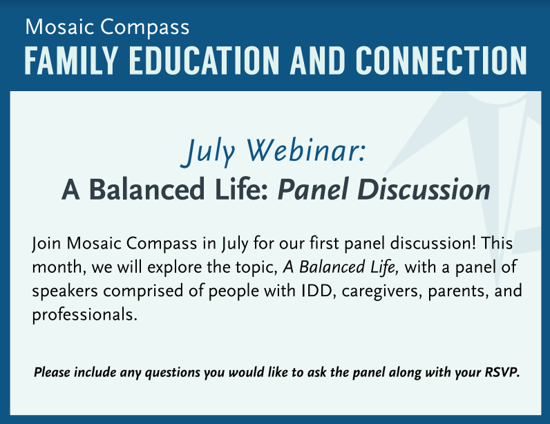 A Balanced Life: Panel Discussion Event Poster