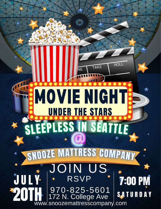 Movies Under The Stars Event Poster