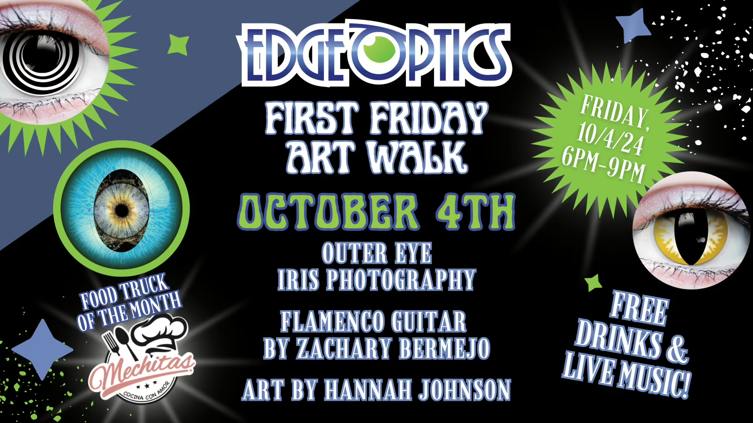 Edge Optics to Host First Friday Art Walk with Live Flamenco Guitar