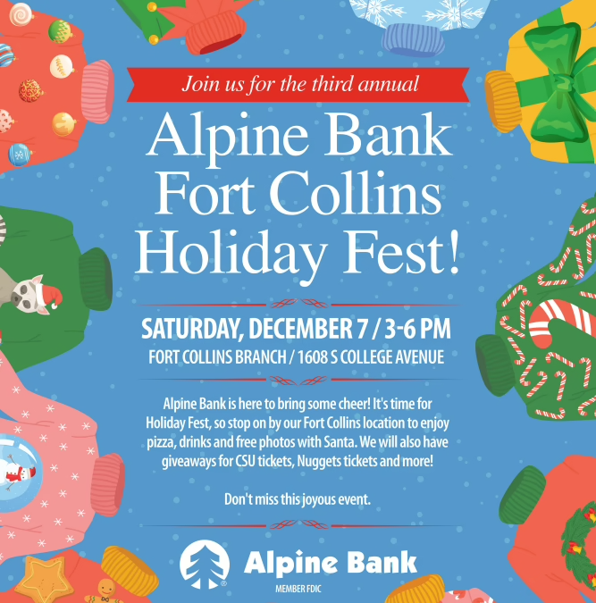 Alpine Bank Fort Collins Holiday Fest!