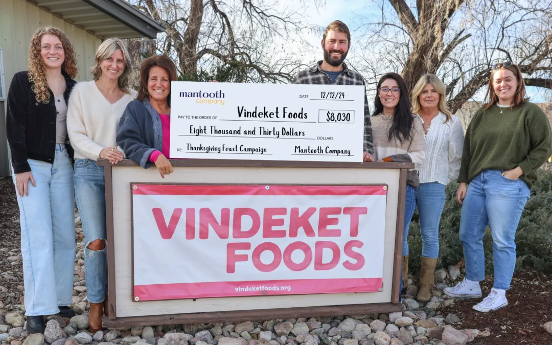 Mantooth Company Marks 30th Anniversary by Giving Back to Local Community; Over $8,000 raised for Vindeket Foods