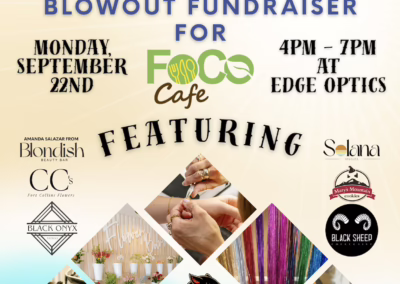 Edge Optics Presents “Big Summer Blow Out” Fundraiser for FoCo Café