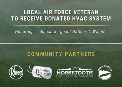 Local Air Force Veteran to Receive Donated HVAC System Through Multi-Organization Community Partnership