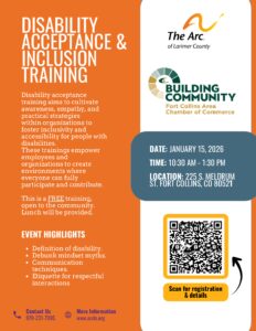 A flyer with a qr code.