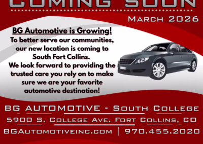 BG Automotive Adds New South College Location Opening March 2026