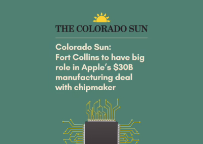 Fort Collins Plays Key Role in Major Apple and Broadcom Manufacturing Agreement