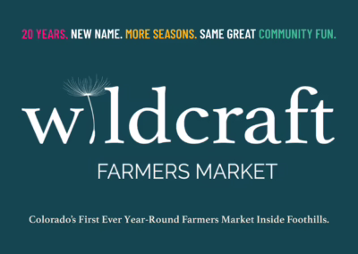 Wildcraft Farmers Market Fort Collins Winter Farmers Market Marks 20 Years with New Name, Year-Round Schedule, and Non-profit Launch