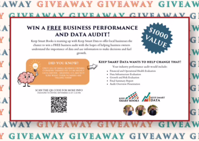 Keep Smart Books and Keep Smart Data Offer Free $1,000 Business Performance & Data Audit