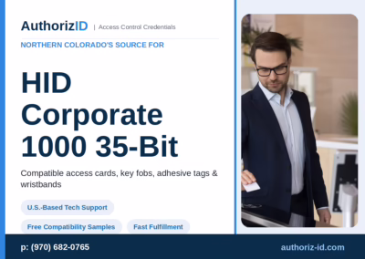 AuthorizID Now Offers Corporate 1000 35-Bit Compatible Credentials
