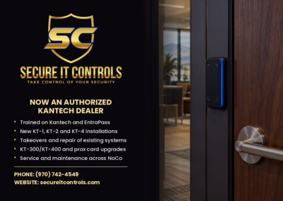 Secure It Controls Expands Kantech Access Control Services in Northern Colorado